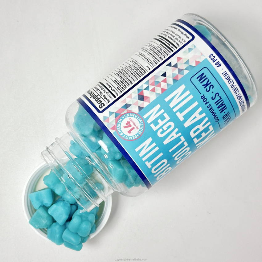 GOMINOLAS DE COLÁGENO Y QUERATINA