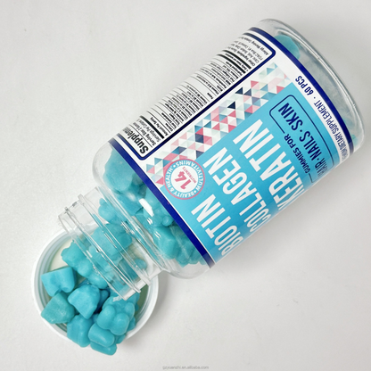 GOMINOLAS DE COLÁGENO Y QUERATINA