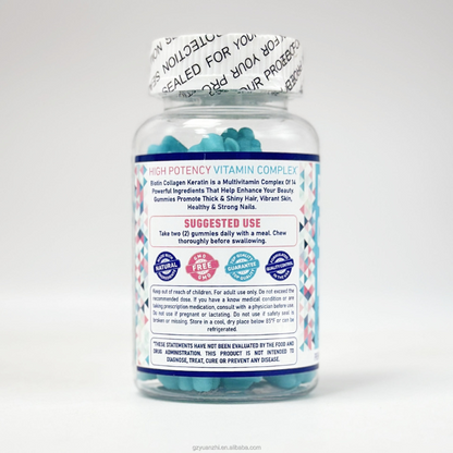 GOMINOLAS DE COLÁGENO Y QUERATINA